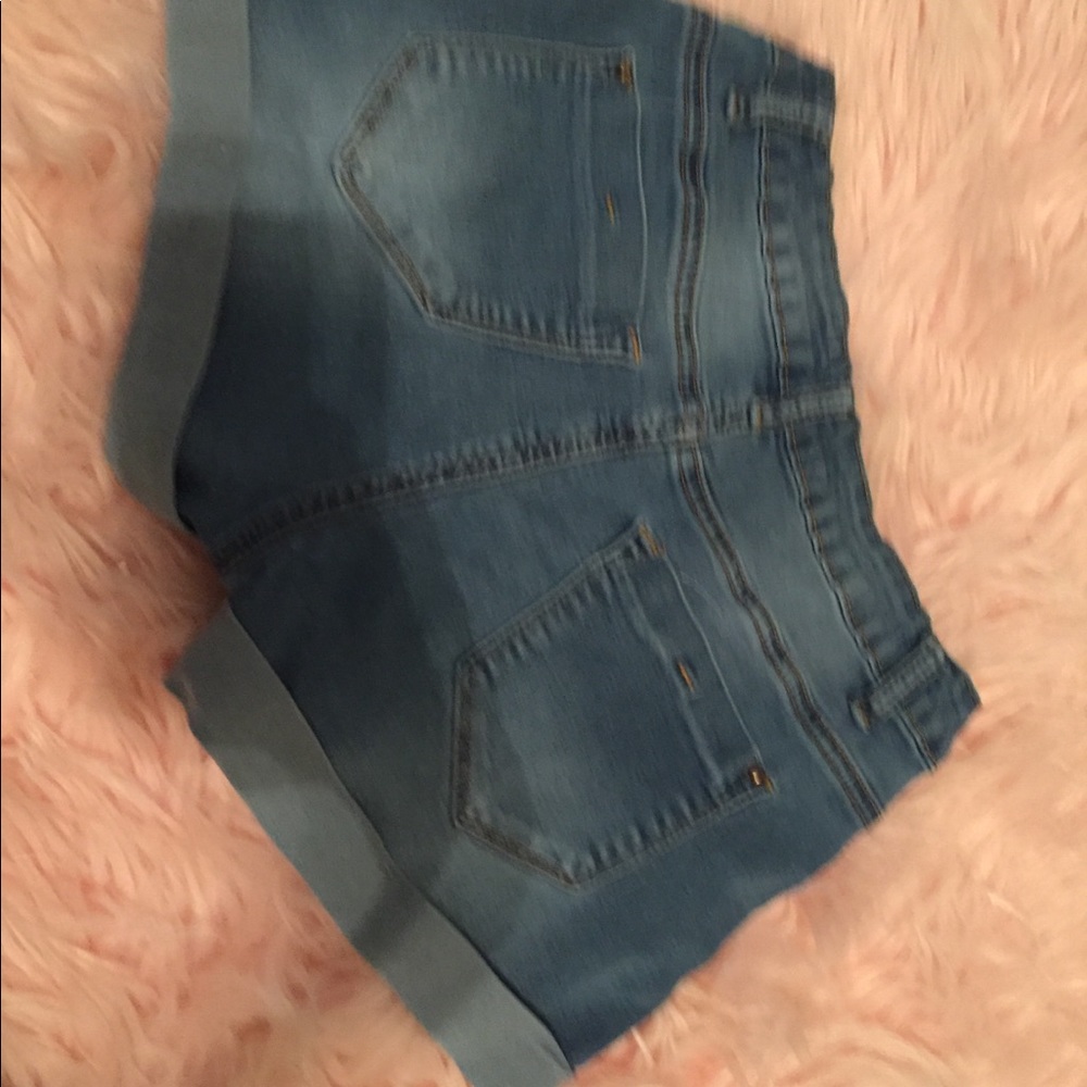 74% Cotton Jean Shorts